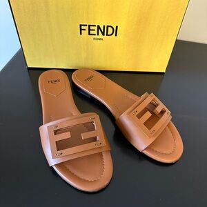 FENDI Baguette Slides